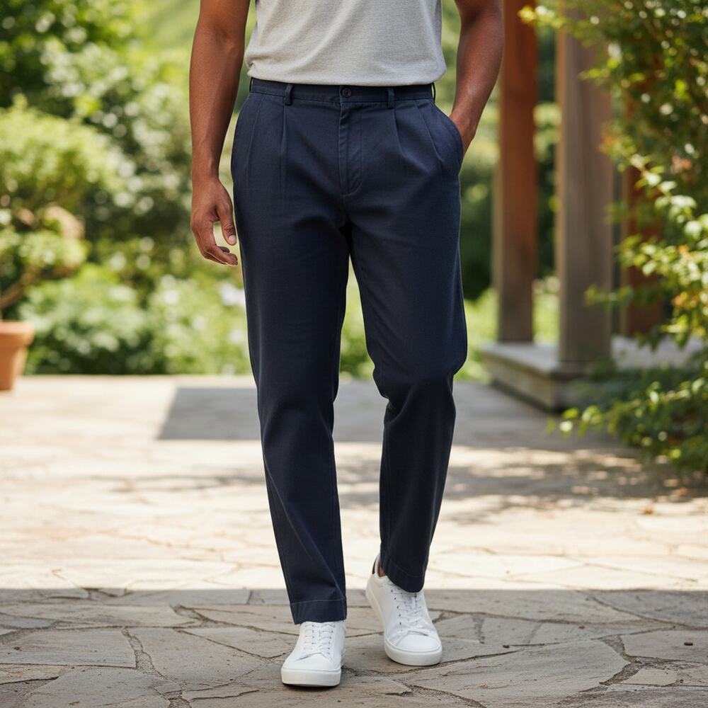 Dockers Relaxed Fit Pleated Dress Pants Blue Size 36x30